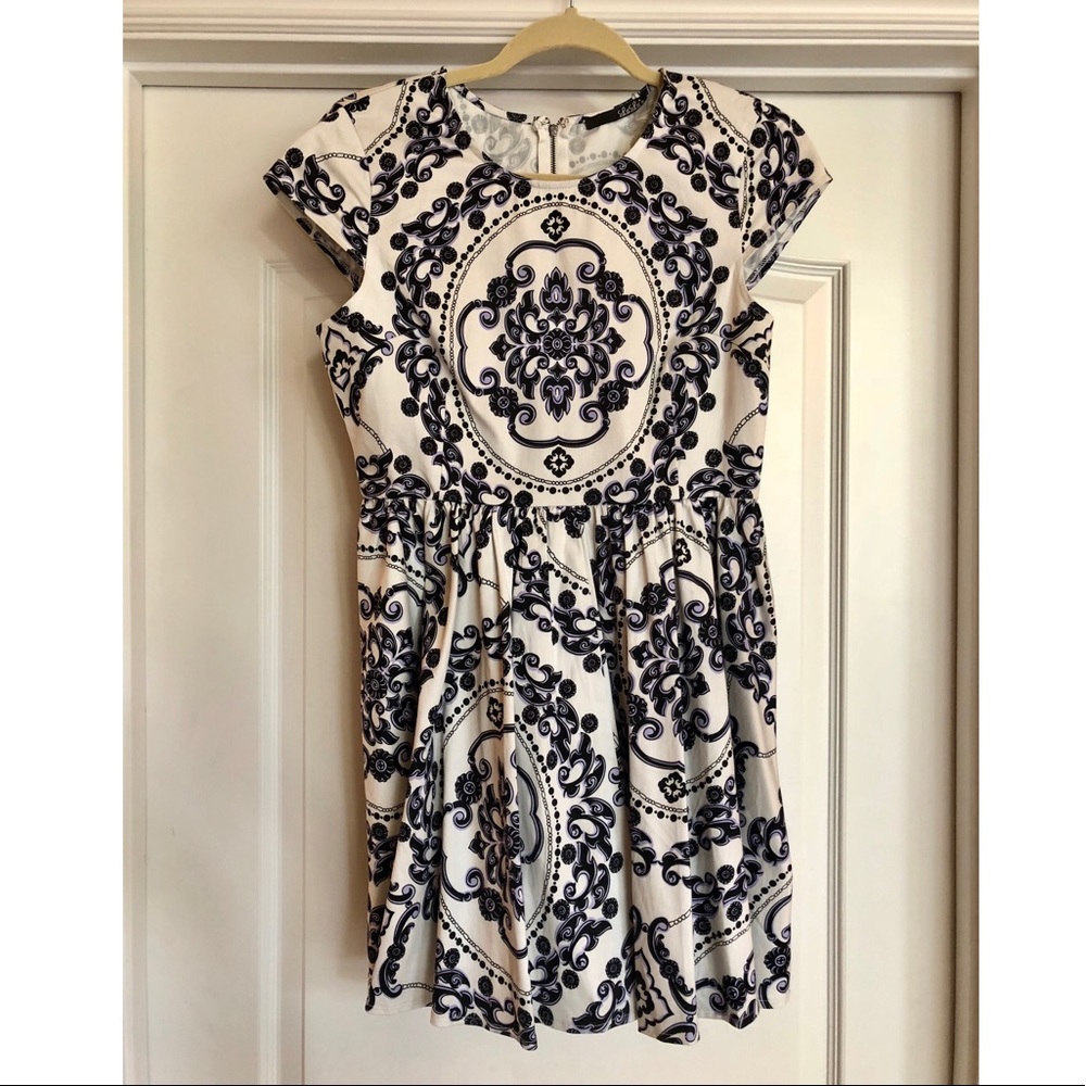 Lulu’s J. Crew look-a-like fit and flare dress